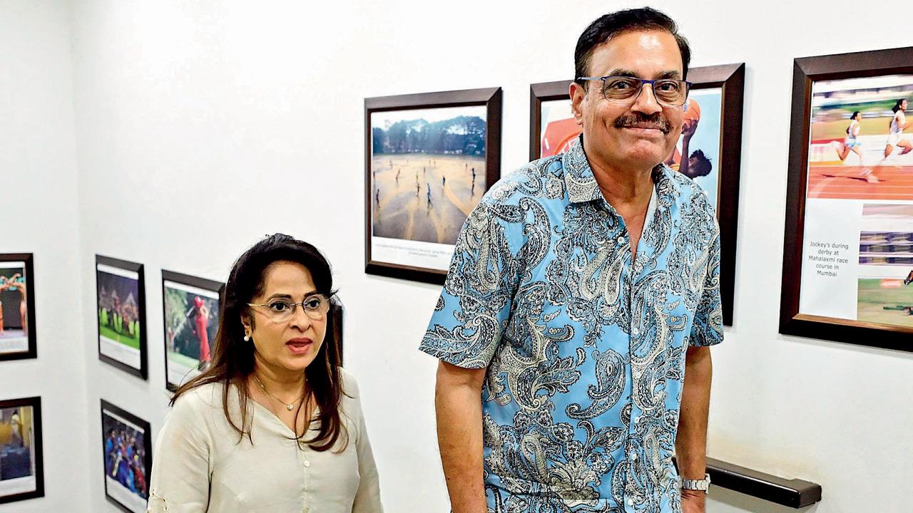 Dilip and Manali Vengsarkar