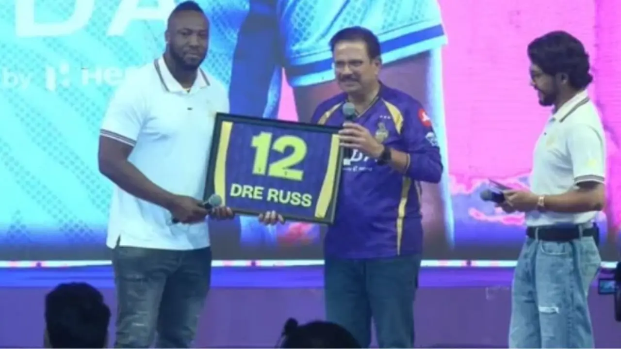 IPL 2026: KKR retire No 12 jersey in honour of Andre Russell