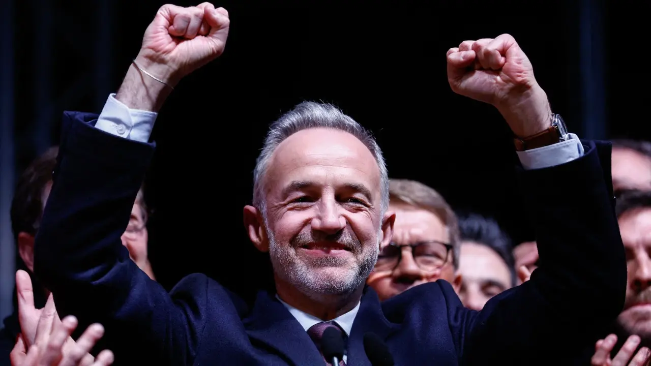 In Photos: Emmanuel Gregoire becomes Paris' new mayor