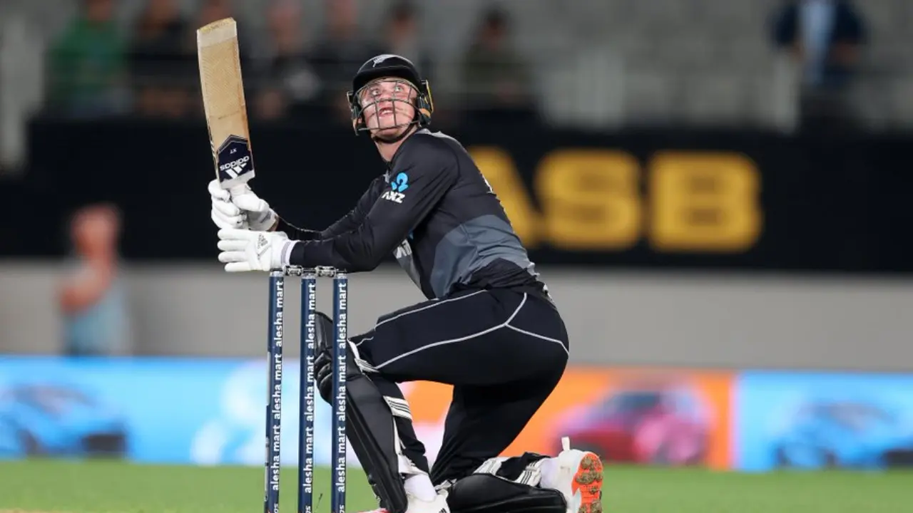 In the second essay of the game, it will be interesting to see if New Zealand's Finn Allen manages to deliver a big knock for the side (Pic: X/@ICC)