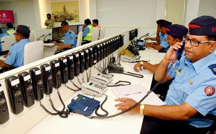 An operational Mumbai Fire Brigade control room. FILE PICS