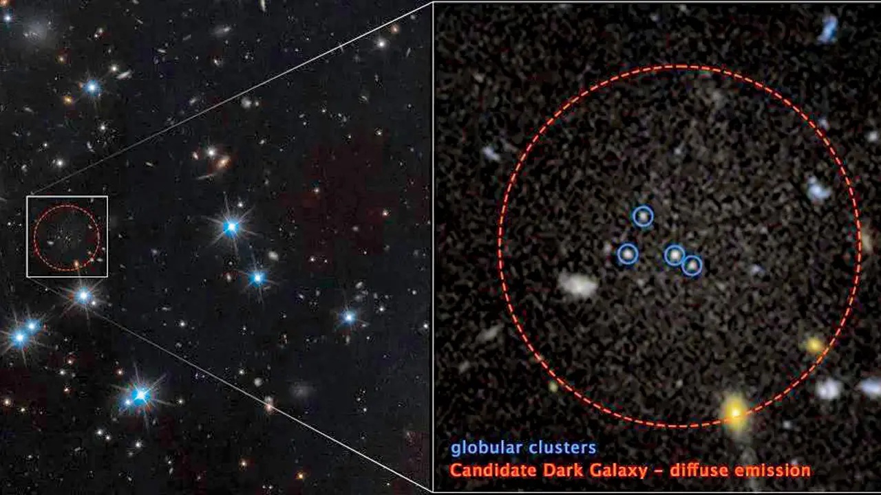 Ghost galaxy discovered 300 million light years away