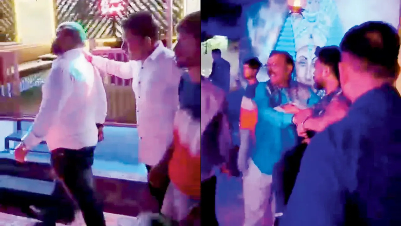 Heaven Terrace 72 Café staff are brought to heel during the raid. Pics/By Special Arrangement