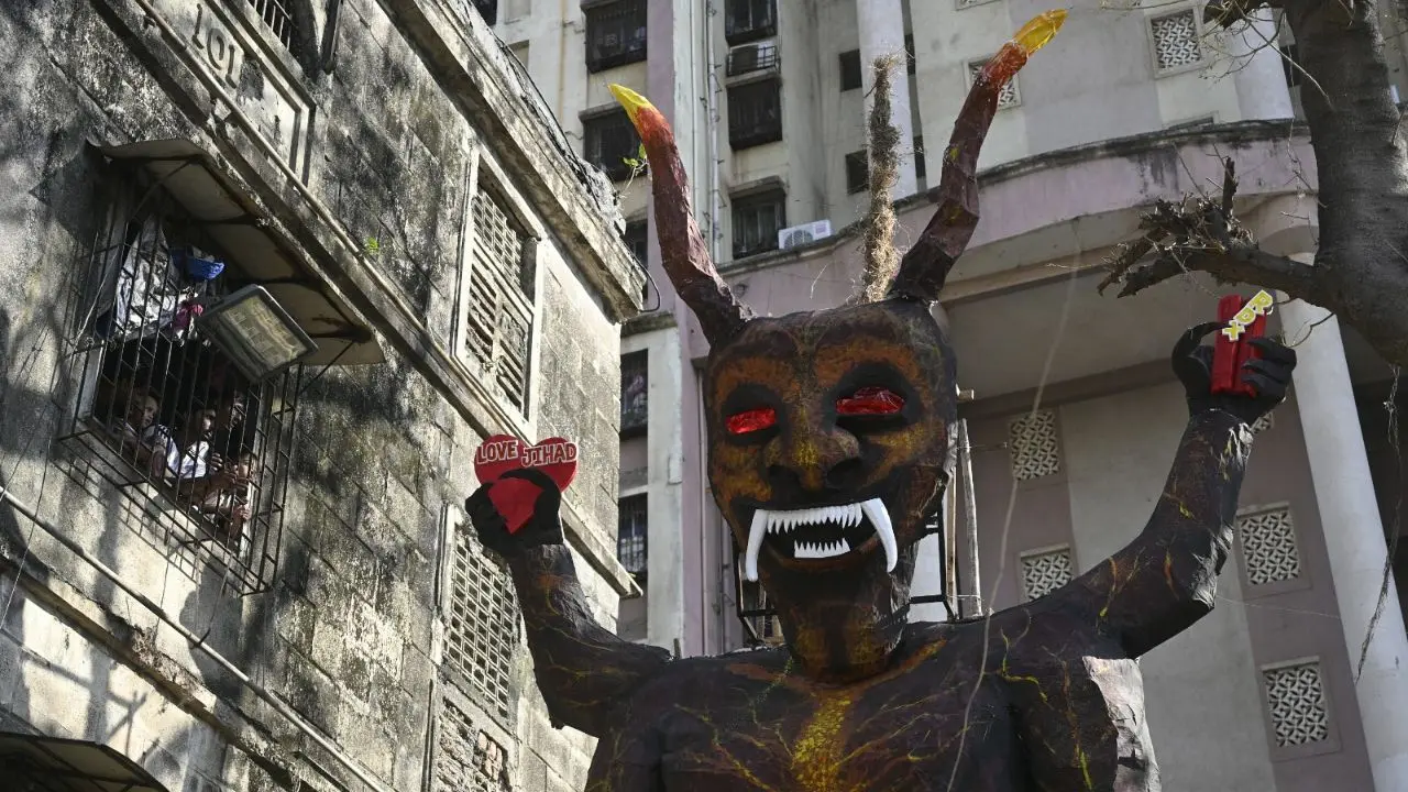 The 35-ft effigy will be set ablaze on Monday evening, with Rang Panchami celebrations following on Tuesday