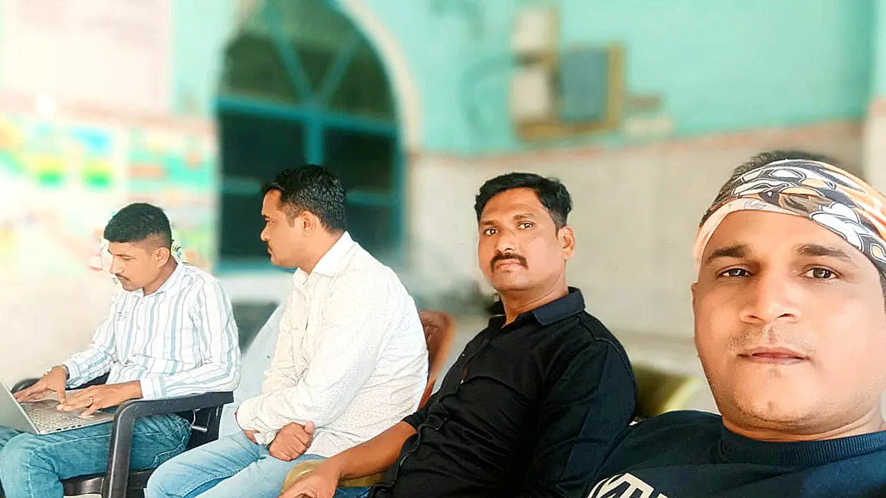 Members of the police team who cracked the case