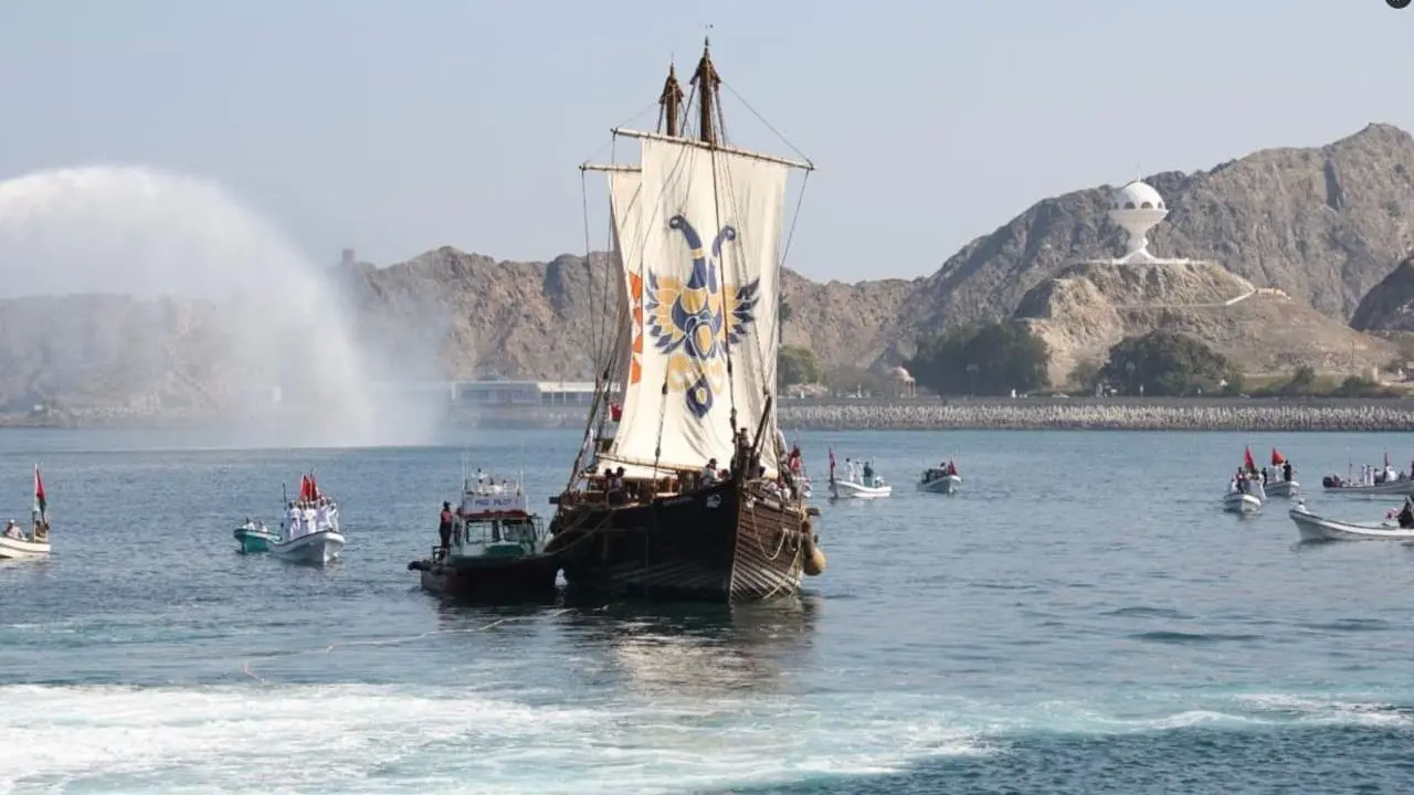 INSV Kaundinya to be flagged into Mumbai Harbour after historic Oman voyage