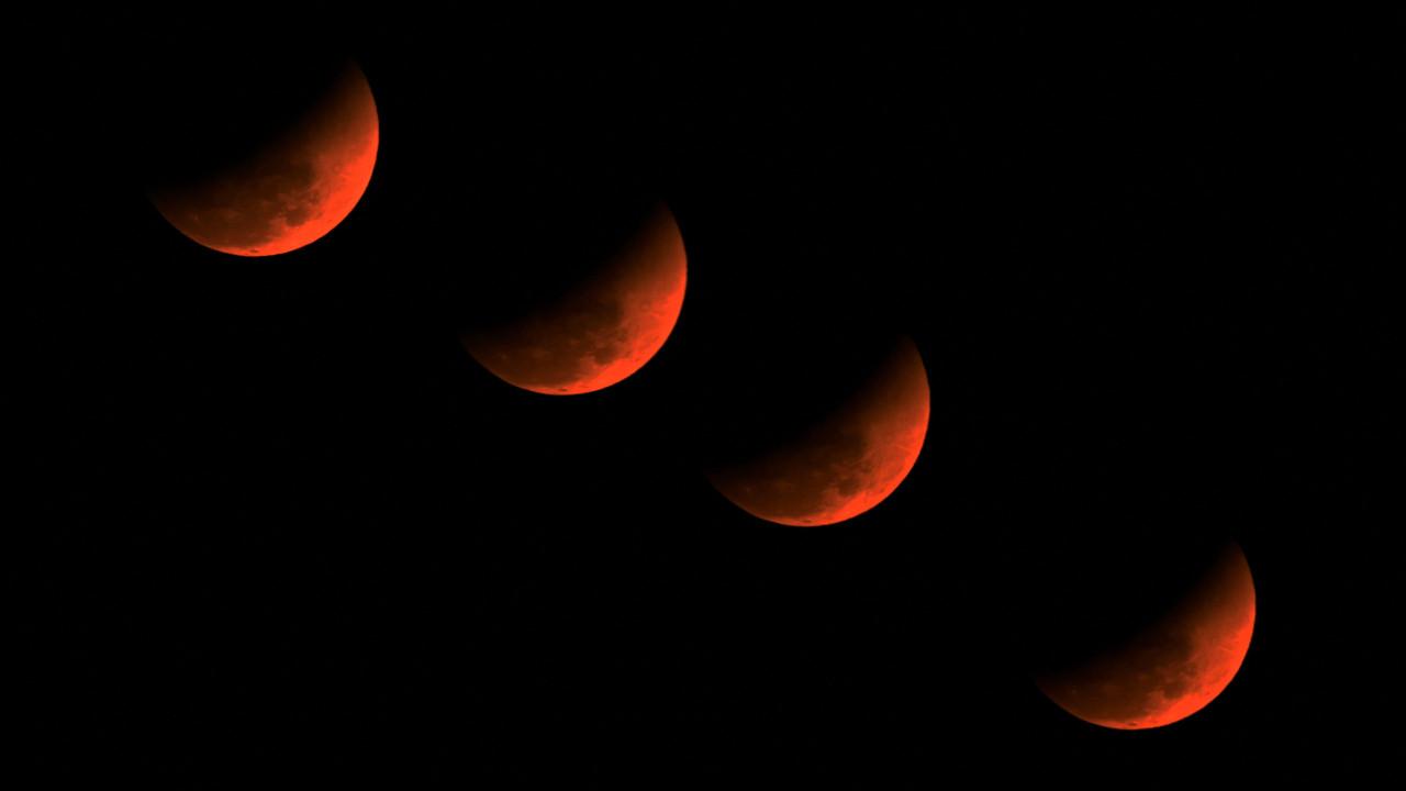 PICS | Lunar Eclipse 2026: 'Blood Moon' lights up the night sky in India on Holi