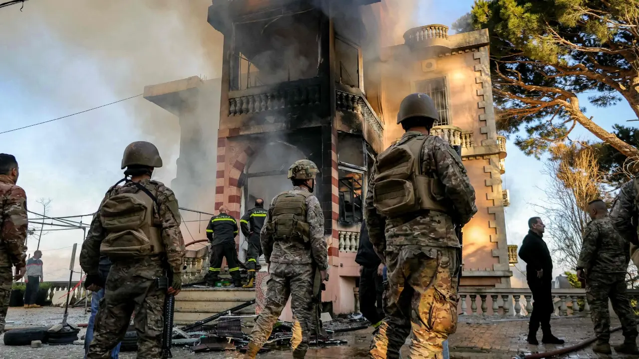 In Iran, the Bushehr nuclear power plant complex was hit by a projectile but there were no injuries and the plant suffered no damage, the International Atomic Energy Agency said after receiving a report from Tehran.