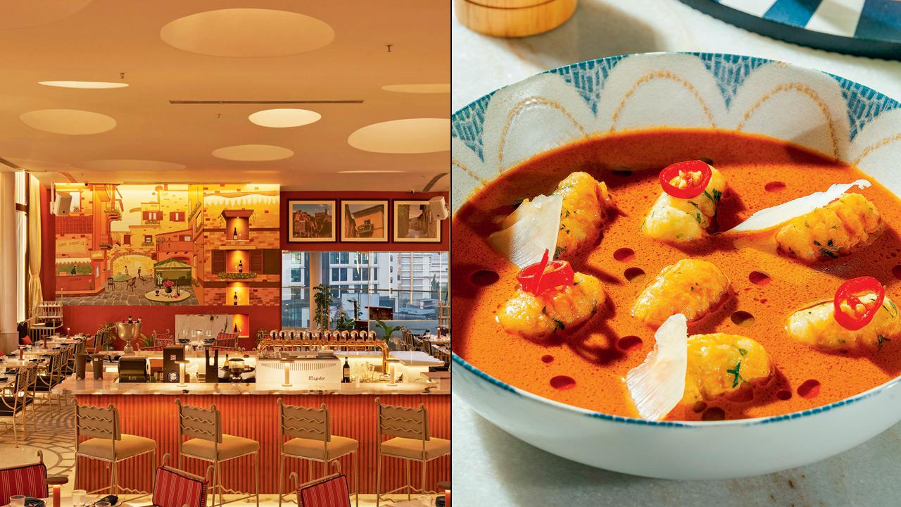 A glimpse of the outlet (right) Gnocchi Aurora. Pics courtesy/Piccolino - Italian Taproom