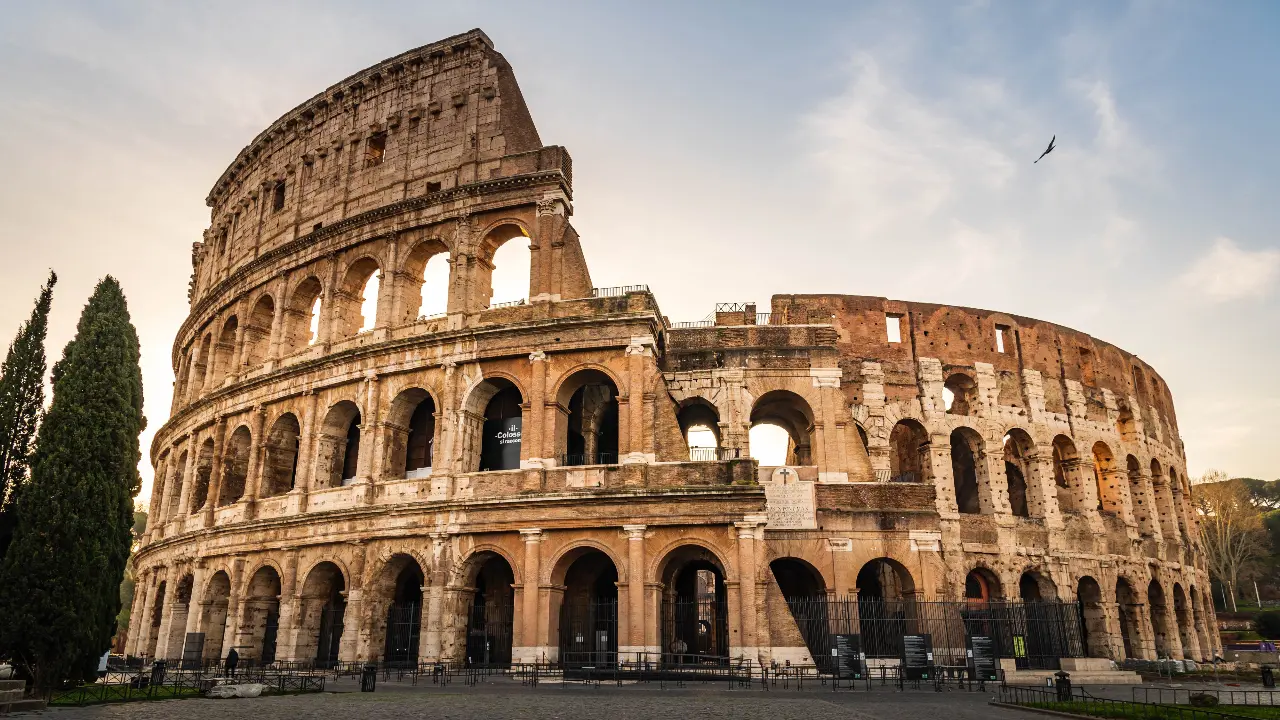 Rome's Colosseum restored using the same travertine marble of ancient Rome