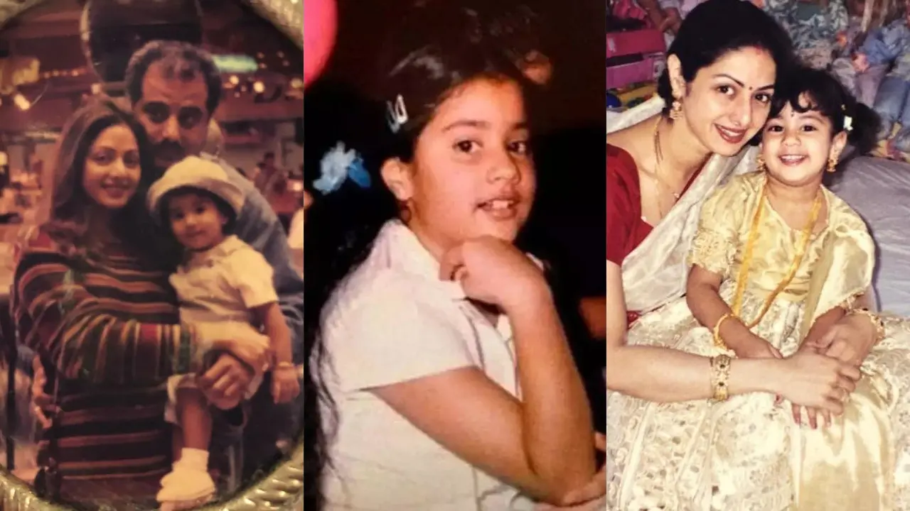 Janhvi Kapoor birthday 2026: Here's looking at some of her childhood pics