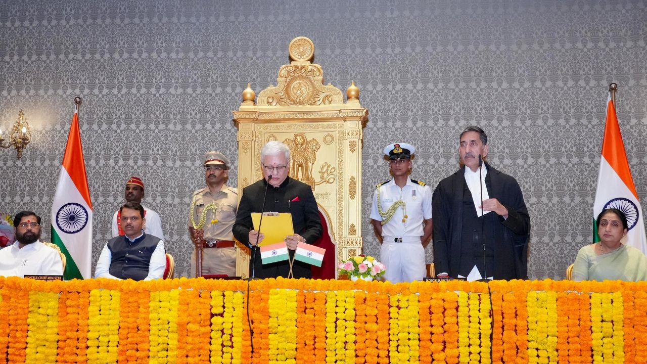Jishnu Dev Varma sworn in as Maharashtra Governor at Lok Bhavan