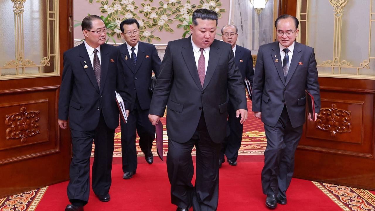 In remarks reported by KCNA, Kim on Tuesday, in a speech to North Korea's Supreme People's Assembly, accused the United States of carrying out 