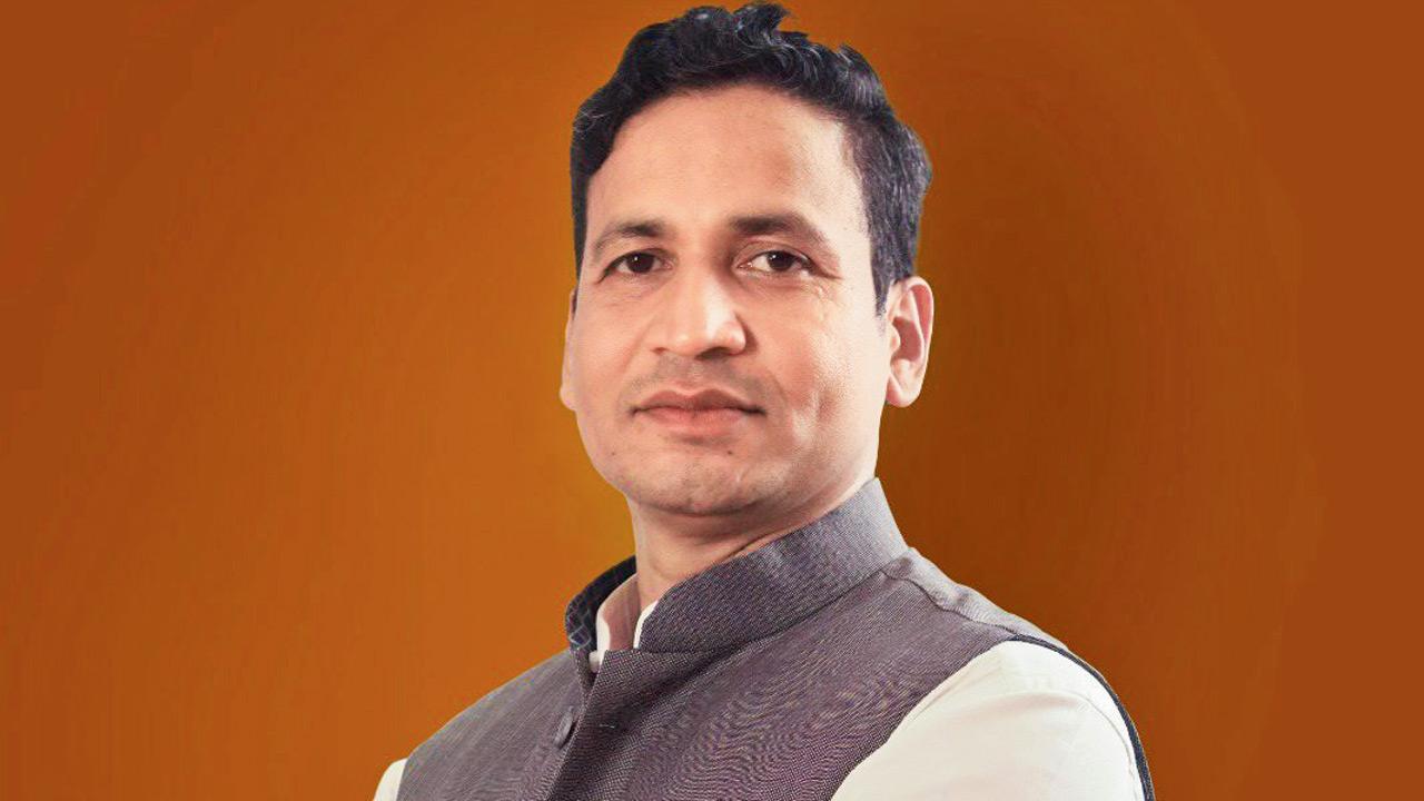 Kiran Shelar, member, SBWL. Pic/Facebook/kiranshelarbjp