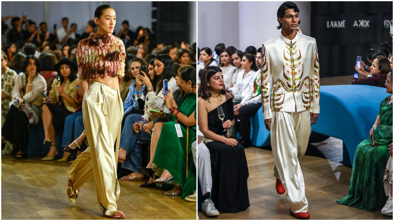 AK|OK By Anamika KhannaAK|OK By Anamika Khanna closed Day 1 at Lakme Fashion Week X FDCI with a striking collection. The collection focused on garments that could be styled, layered and worn in multiple ways, reflecting a relaxed yet confident design approach
