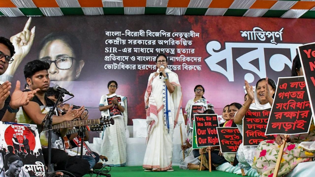 <p>The CM also reiterated her claim that several voters had been "wrongly marked as dead" and said she would present such individuals before the media and the Election Commission to expose what she described as an "attempt to manipulate the voter list to help the BJP in the upcoming assembly polls".</p>