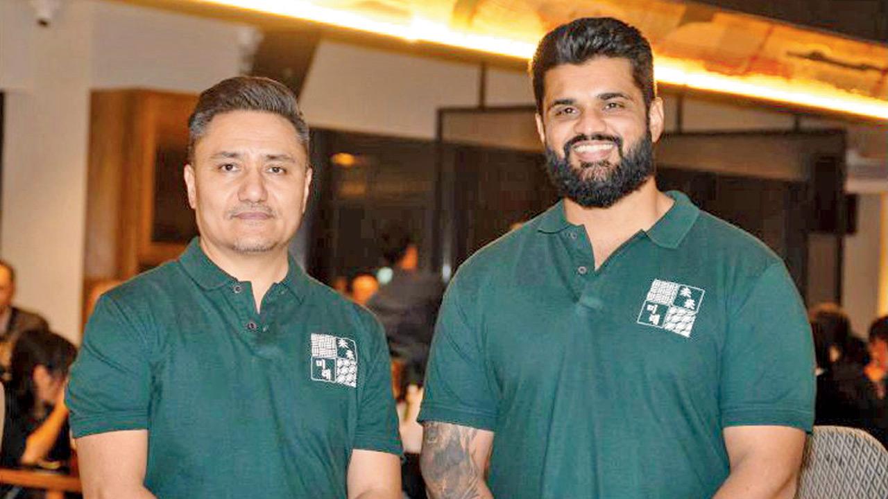 (From left) Co-founders Rinchen Angchuk and Saamir Chandnani