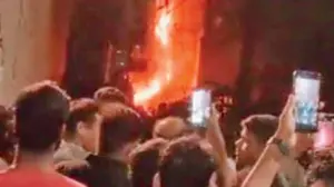 Six rescued after fire breaks out in Delhi’s Mukherjee Nagar building