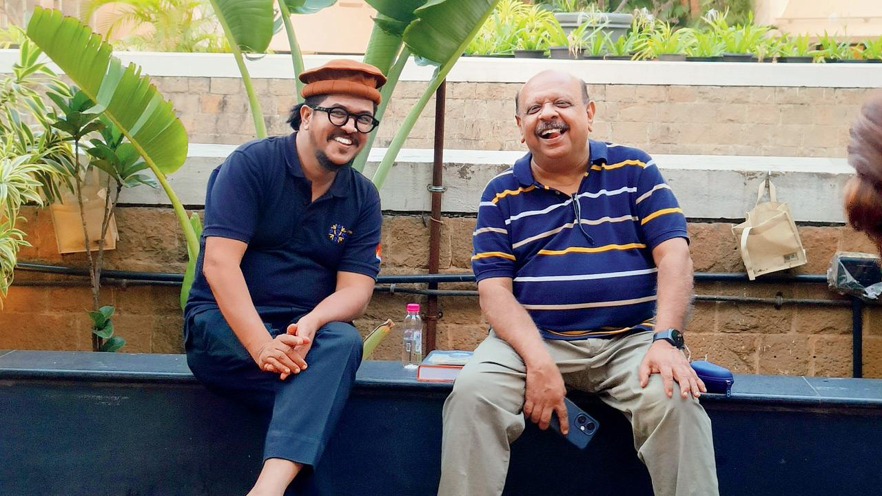 Chefs Mukhtar Qureshi and Nitin Kulkarni