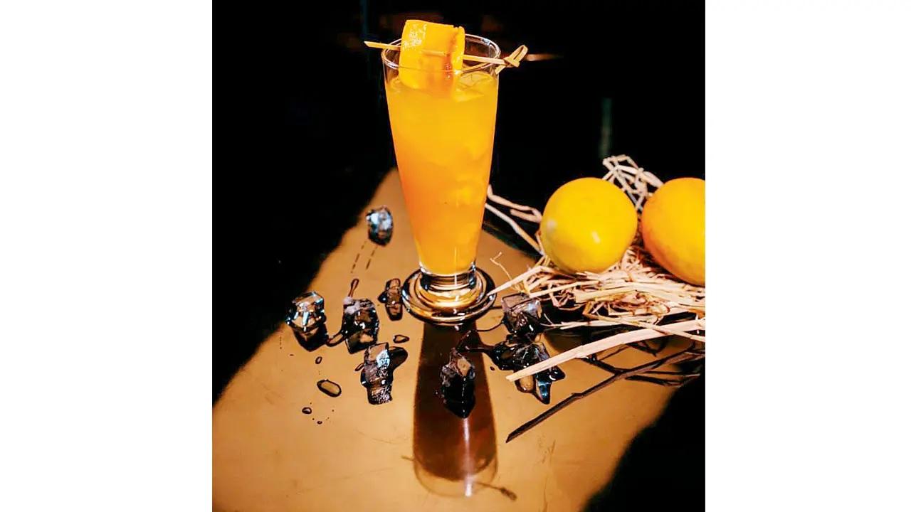 The desi thirst trapIf summer had a personality, it would be a big ripe mango. That’s why you need to be seen with the Twisted Alphonso. It blends mango and litchi with mint and lime, and hydrates you with a sprinkle of chaat masala and red chilli powder. It’s sweet, tangy, and has a hint of spice. Served in a tall Collins glass, garnished with aam papad, this drink is a show stopper.
At Someplace Else, Level 2, Jio World Drive, BKC. Call 8356984990Cost Rs 425