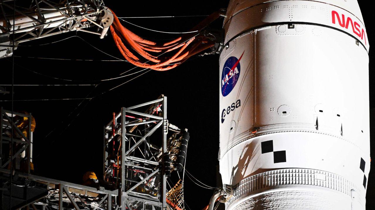 The journey to the launch pad is expected to take nearly 12 hours, with the crawler-transporter carrying the rocket and spacecraft about four miles along the crawlerway