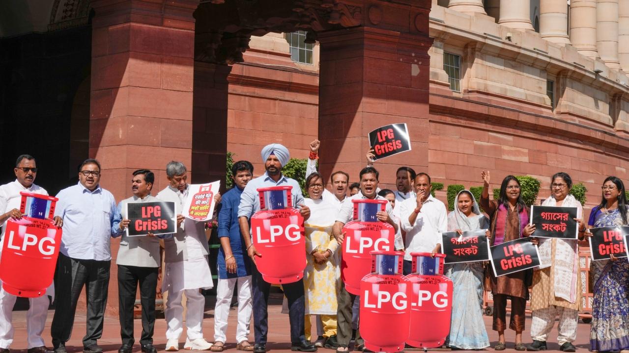 The protesters reportedly shouted 