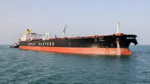 Indian tanker Jag Laadki docks at Mundra with 80,000 MT crude oil