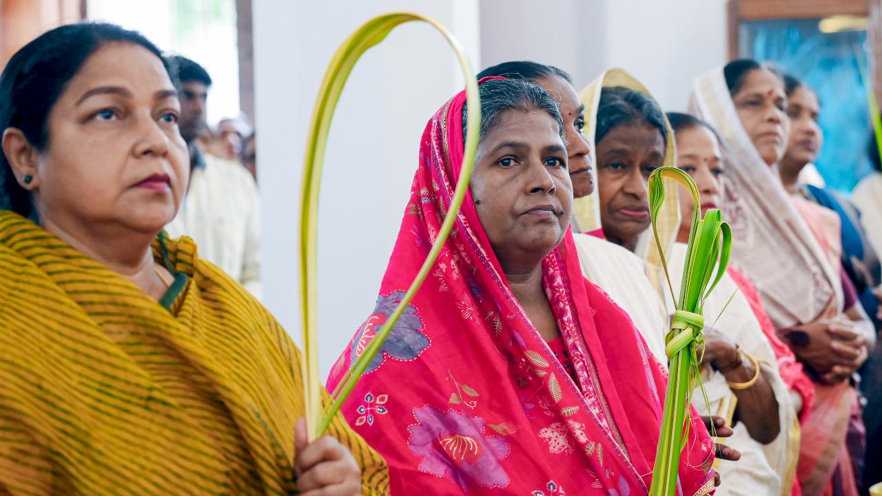 Christians in Kerala observe Palm Sunday, marking beginning of Holy Week