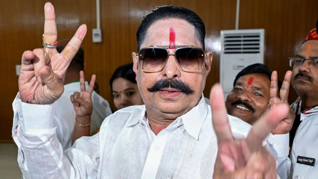 IN PHOTOS: Leaders in Patna vote as Rajya Sabha 2026 polls begin