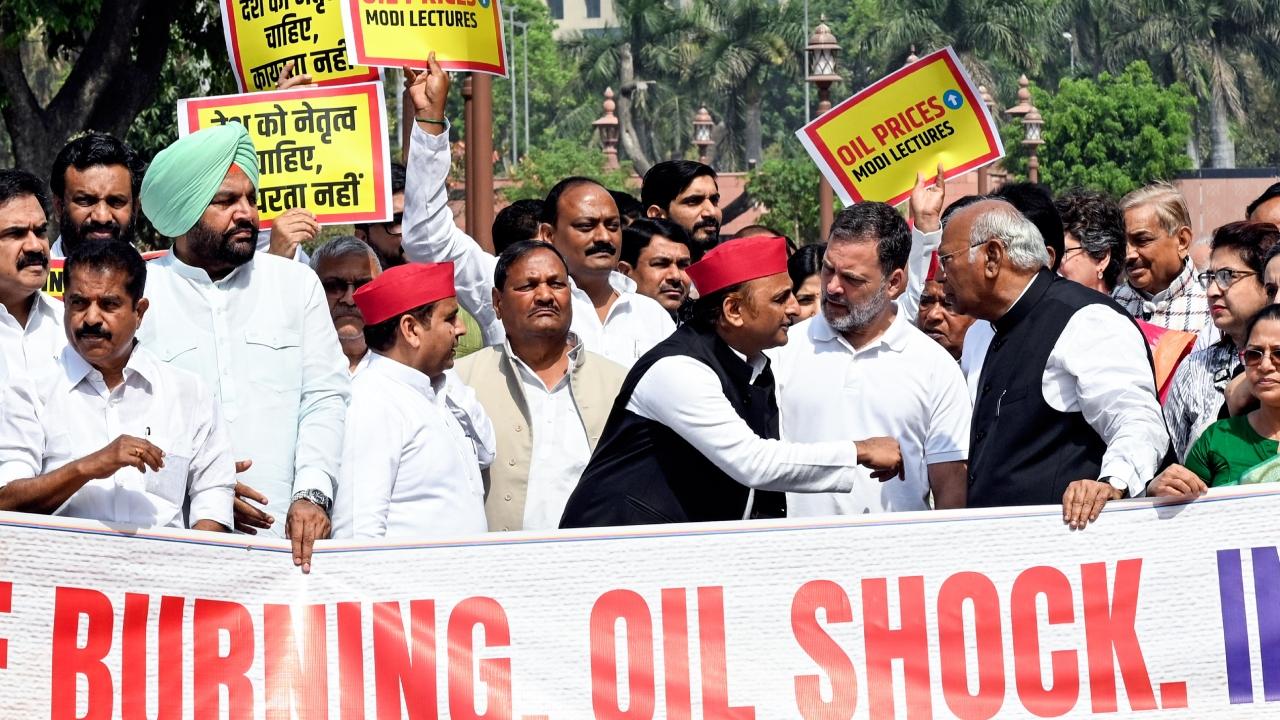 This comes after External Affairs Minister S Jaishankar made a statement in Rajya Sabha regarding the conflict situation in West Asia, while the Opposition demanded a discussion to question the Centre.