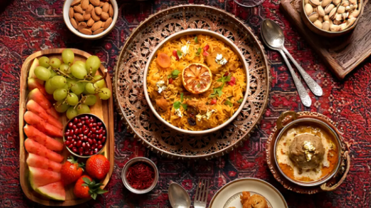 <p>Diners can also explore an abundant Iftar dinner buffet at The Market, where Ramadan favourites are presented alongside global cuisine. The spread brings together regional specialties such as Rogan Josh and Methi Kukur from Kashmir, Haleem and Dum ka Gosht inspired by the kitchens of Hyderabad&rsquo;s Nawabs, and Dal Gosht from the culinary traditions of Awadh.&nbsp;</p>
<p>Seasonal delicacies like Gucchi Mattar add depth to the offering, while live stations present an evolving selection of kebabs prepared over glowing embers each evening. The experience concludes with festive sweet notes including Zaq-e-Shahi desserts from Kashmir, accompanied by traditional refreshments such as Mohabbat Ka Sharbat and Jigar Thanda.</p>
<p><strong>Where: </strong>Zarqash and The Market at The Ritz-Carlton, Ashok Nagar<br /><strong>When</strong>: Till March 21<br /><strong>Time</strong>: 7 pm to 11 pm at Zarqash and The Market<br /><strong>Price:</strong> Rs 4,000 plus taxes (Zarqash); Rs 3500 plus taxes (The Market)<br /><strong>Call</strong>: +91 9035416155 or +91 9741035124 for details</p>