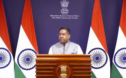MEA spokesperson Randhir Jaiswal. Pic/PTI