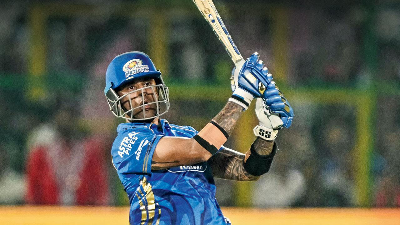 Suryakumar Yadav. Pic/AFP