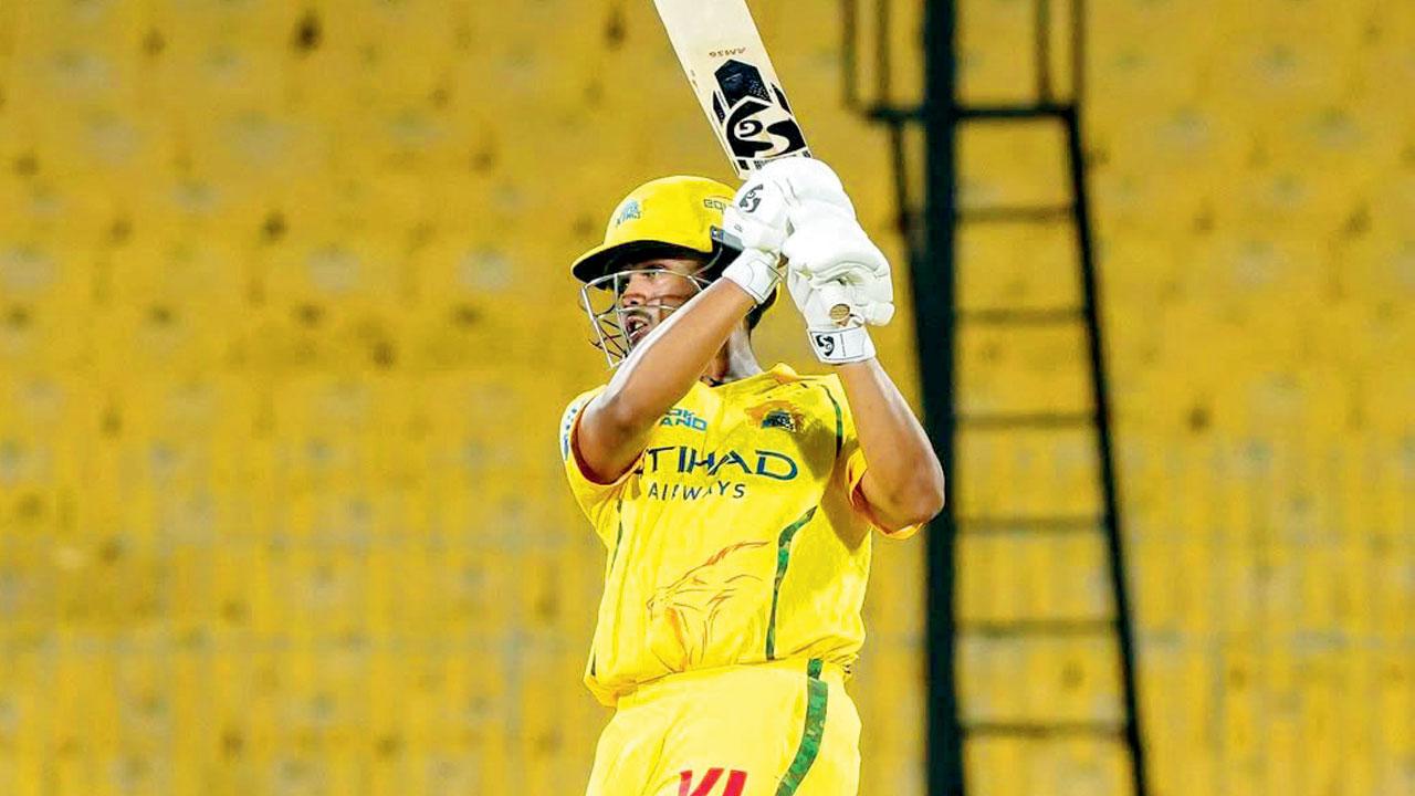 Ayush Mhatre. Pic/CSK’s Instagram