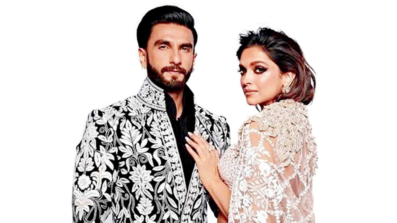 Ranveer Singh and Deepika Padukone 
