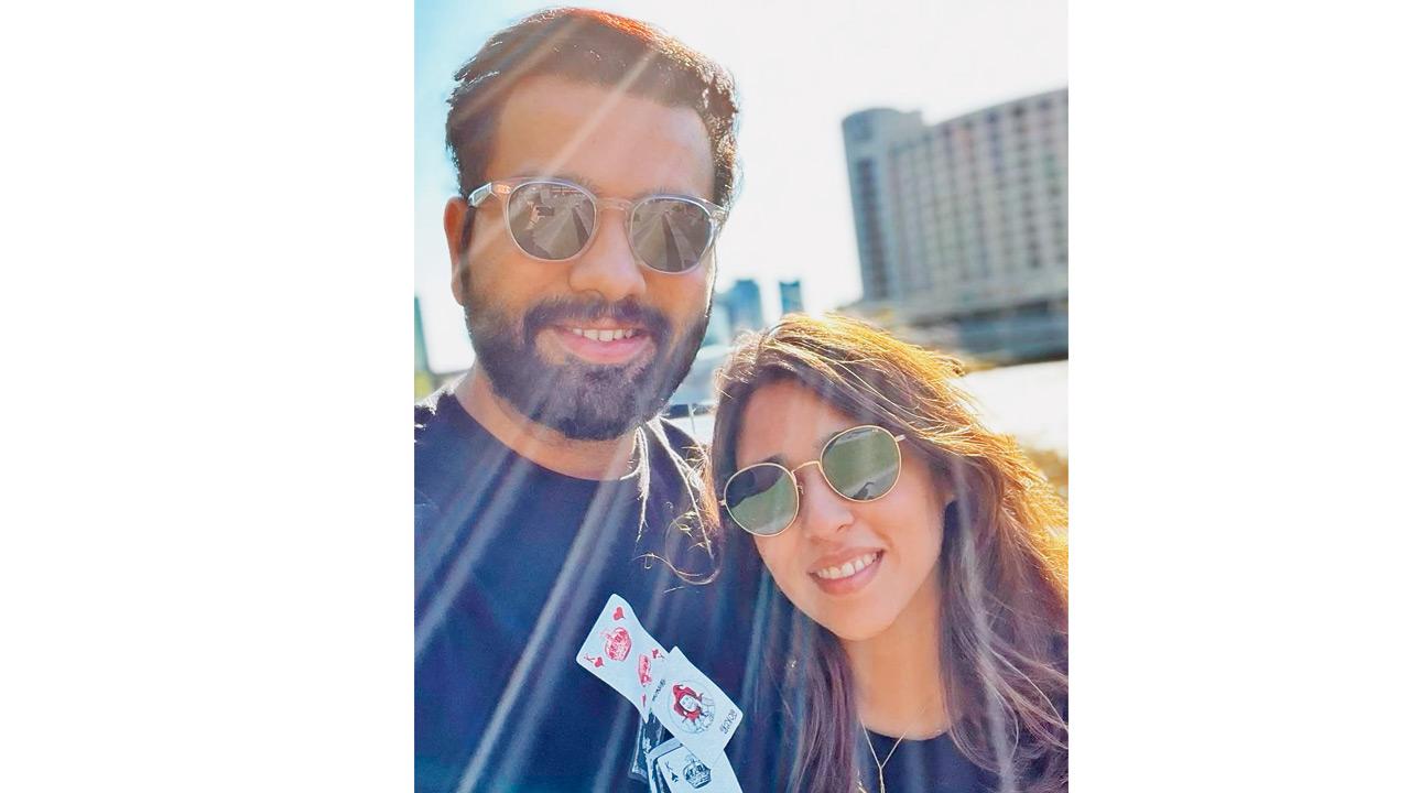 Rohit Sharma and Ritika Sajdeh 