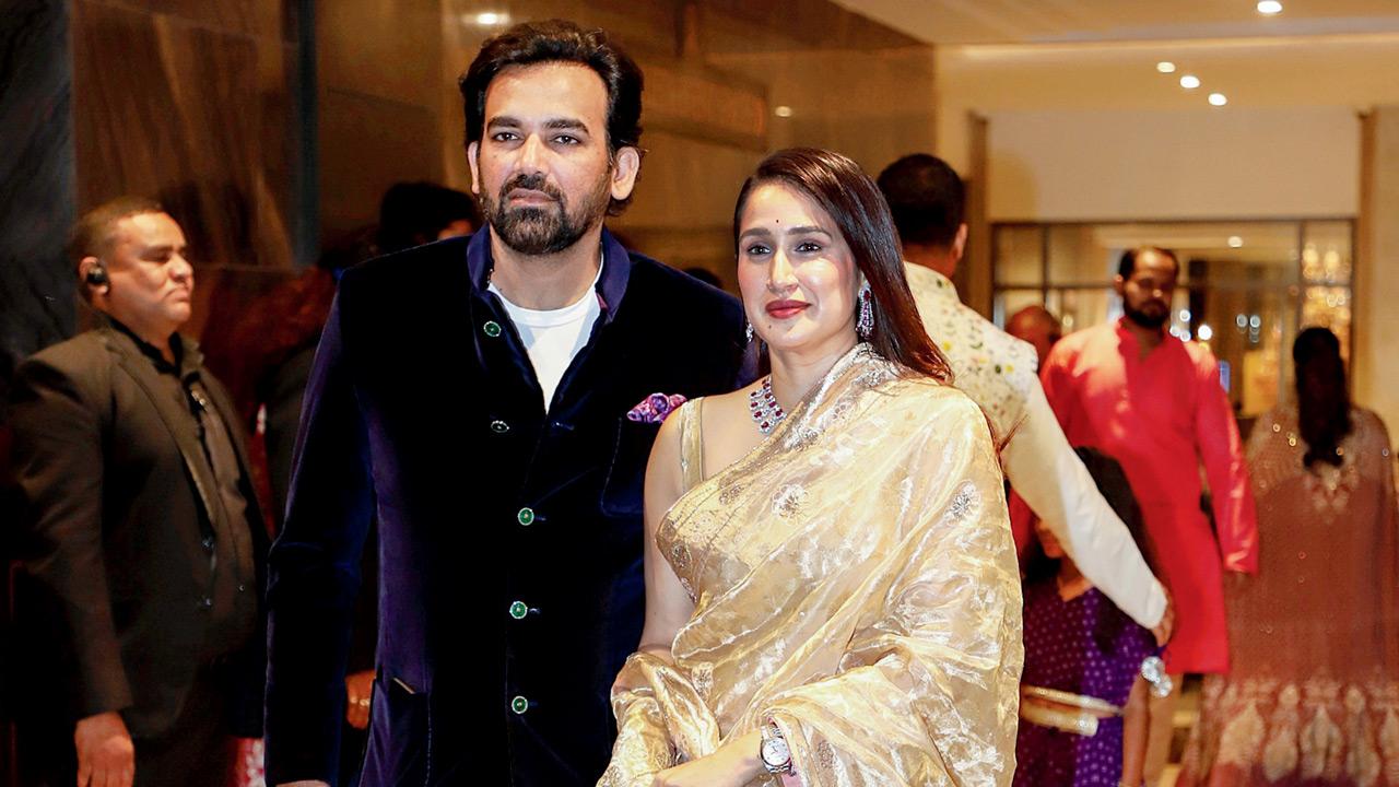 Zaheer Khan and Sagarika Ghatge