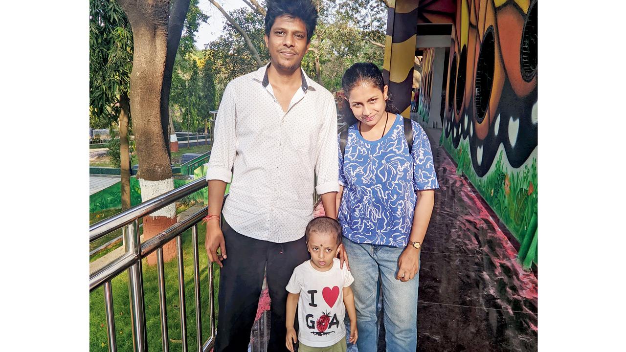 Andheri resident Sandeep Reddy and his family