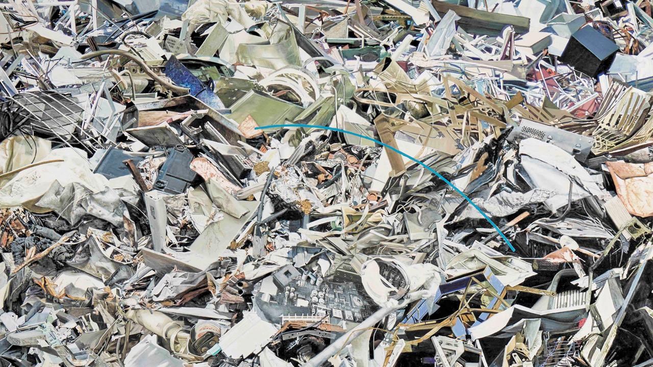 Waste Archives as Landscape, 2024-25. Pics courtesy/the artist;  Volte Gallery