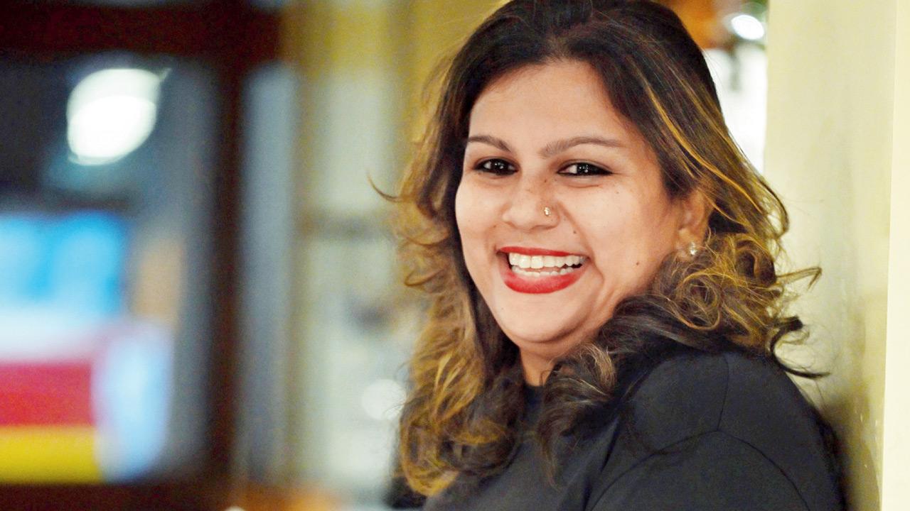 Shaan Khanna at one of the networking events she curated at Bandra’s Copper Chimney. PIC/ATUL KAMBLE