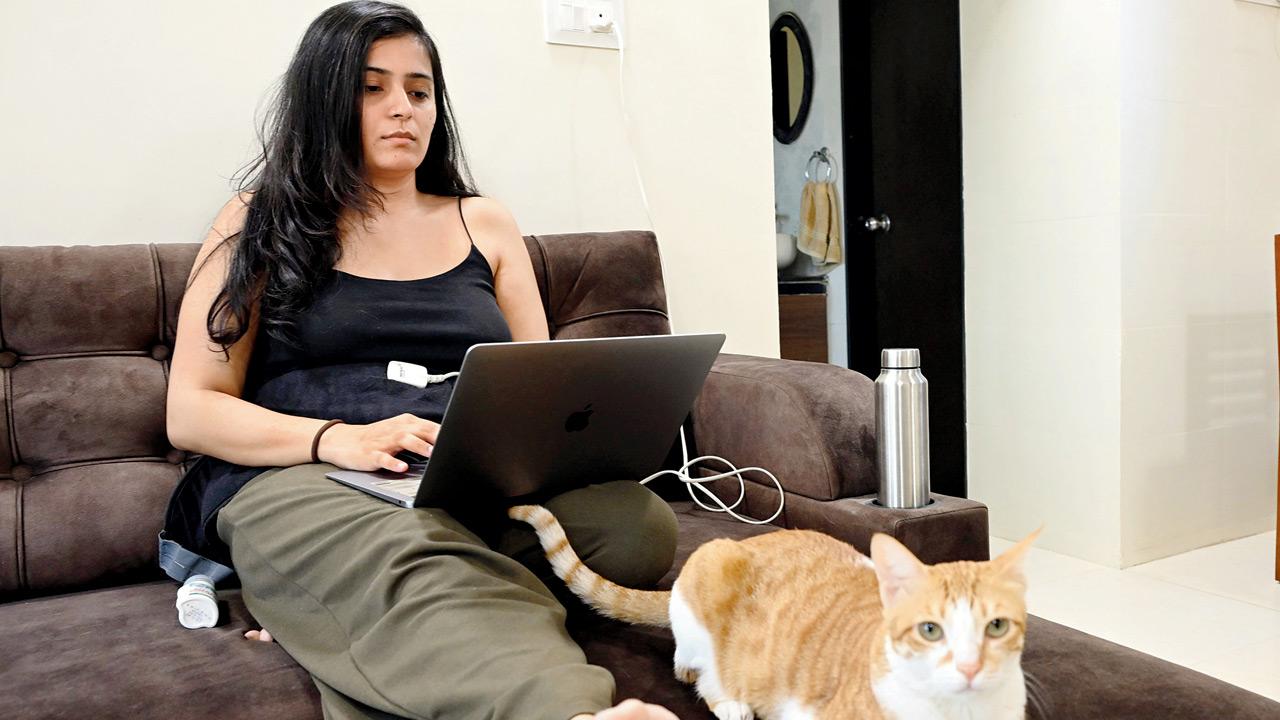 Shivani Lia struggled with debilitating pain for years before being diagnosed with endometriosis. Pic/Nimesh Dave