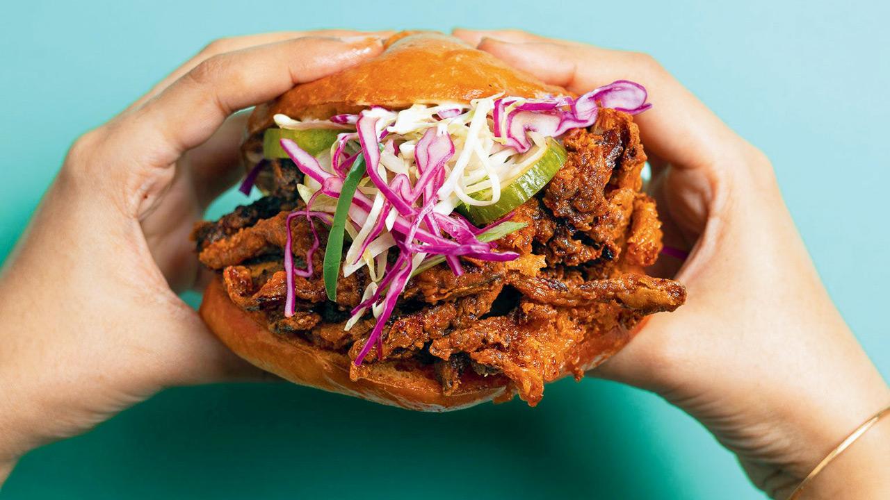 Sichuan Fried Shroom Sandwich