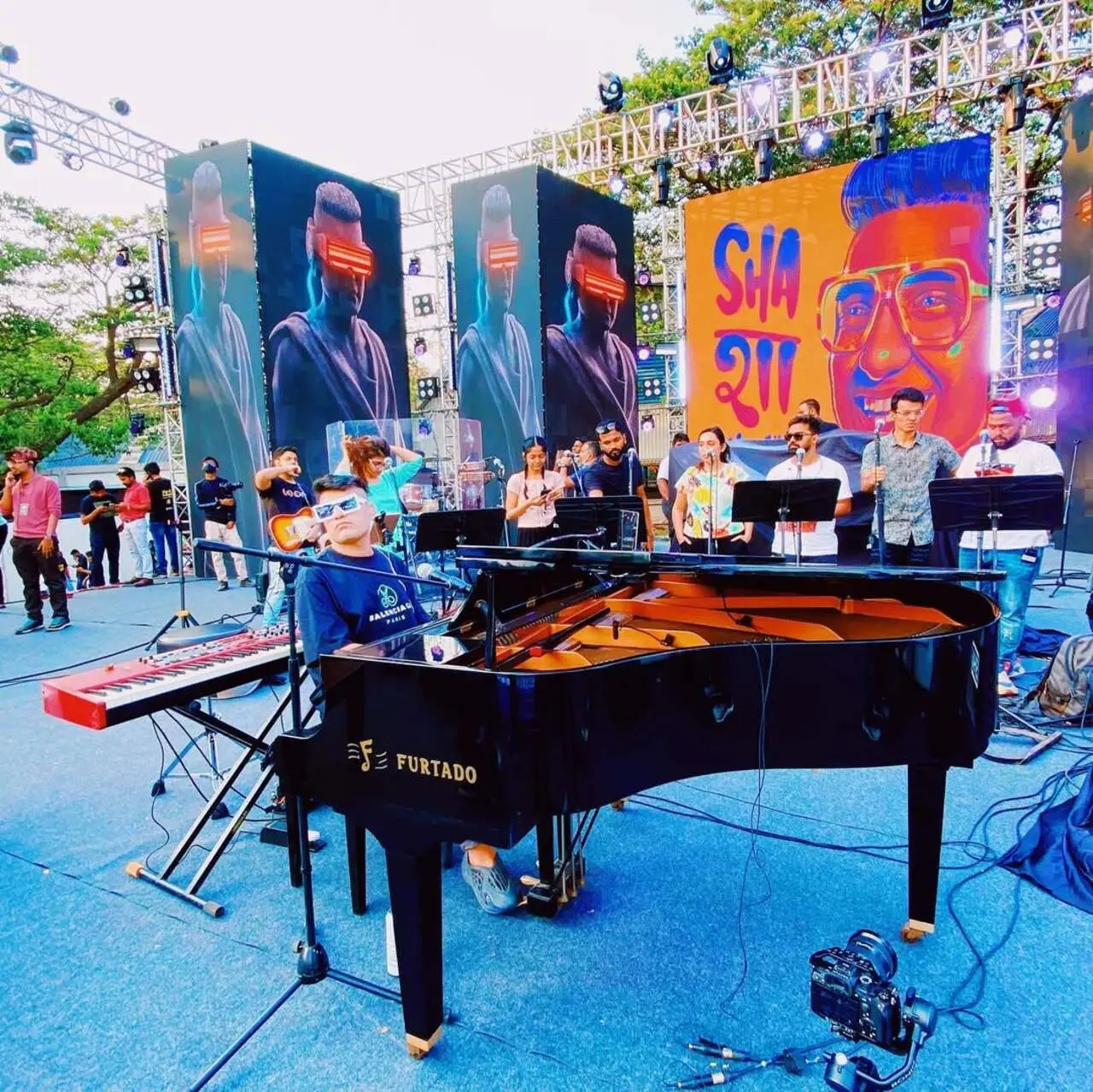 Indian music composer, producer, and sound designer known for blending Indian classical textures with modern electronic music