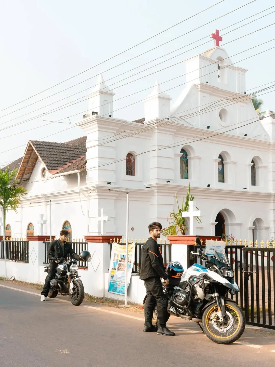Seems like Shahid Kapoor also took his bike out for a ride during their holiday
 