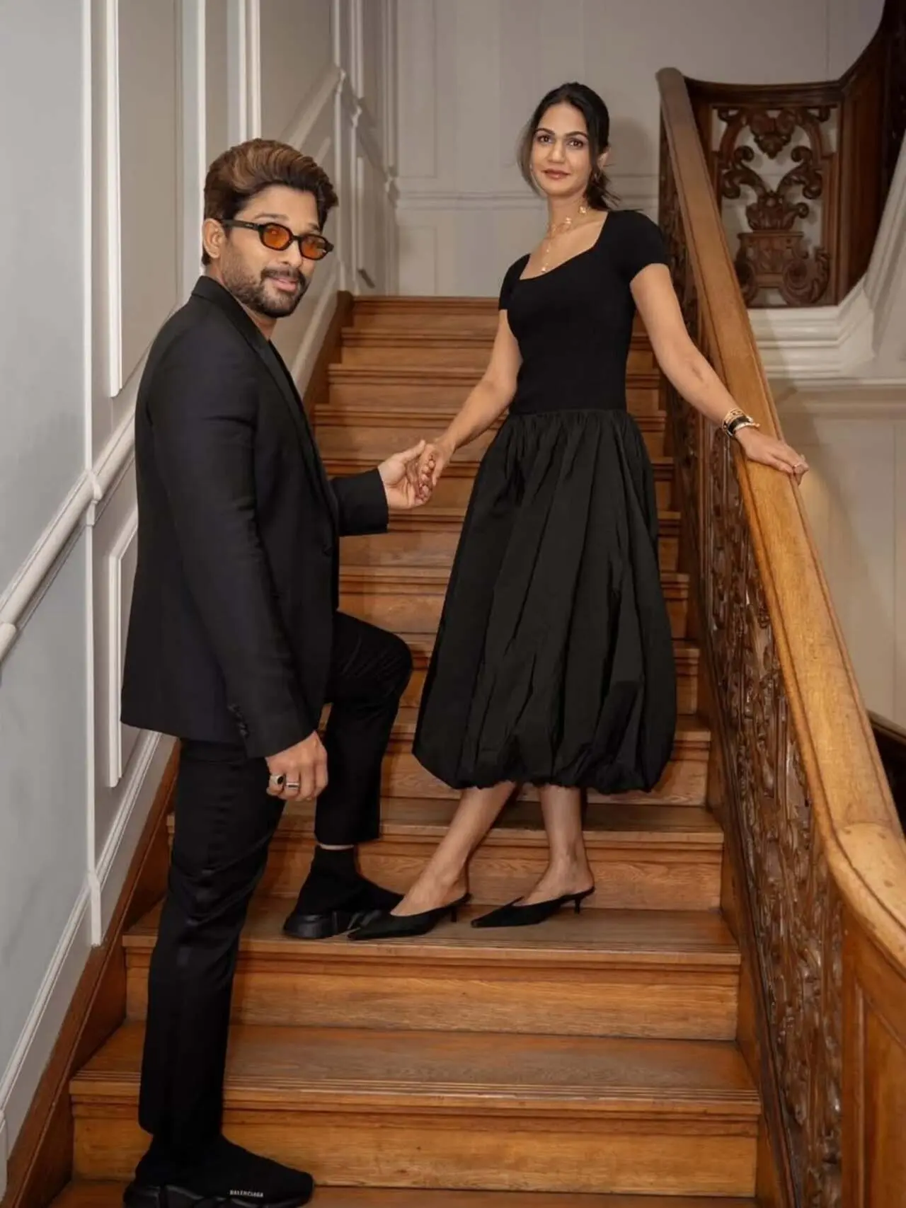 She further penned a heartfelt note for the 'Pushpa' actor, expressing her delight that the two have built a wonderful life together.