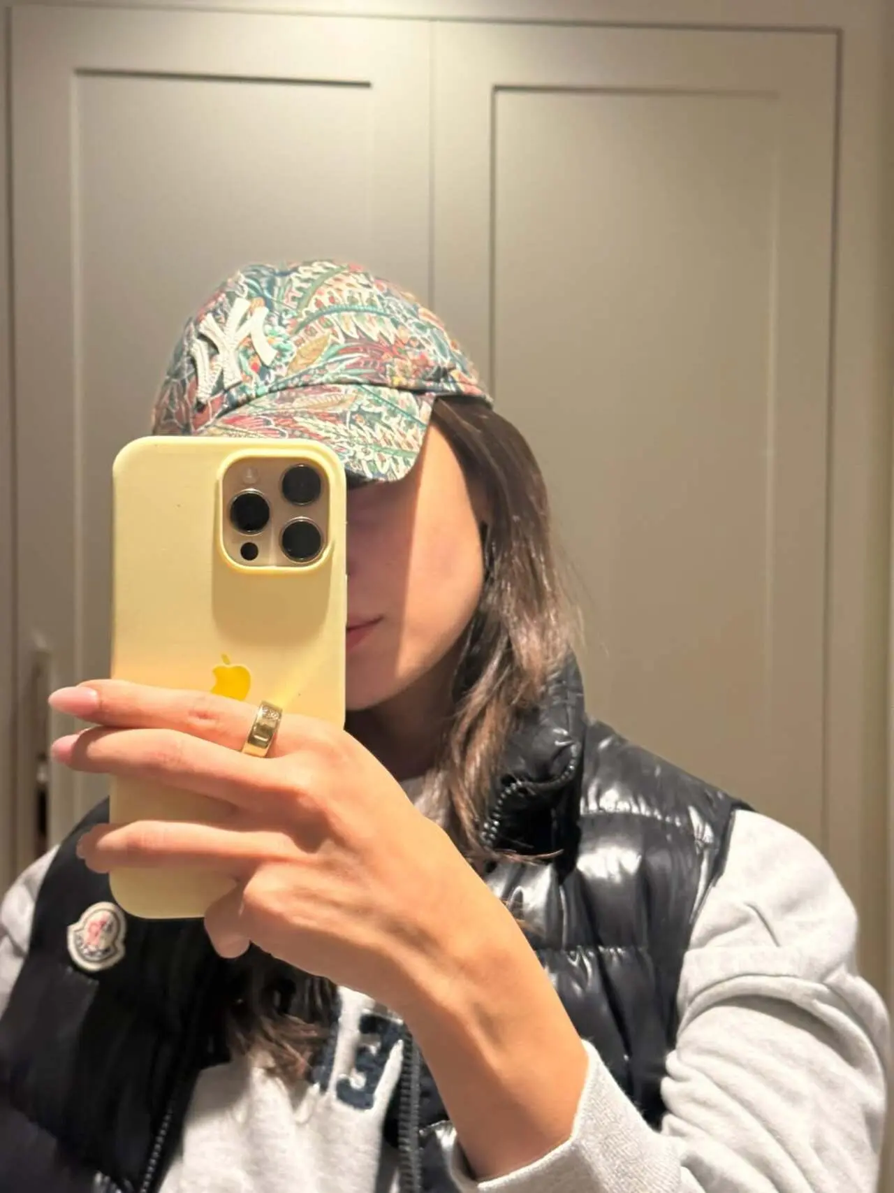 Alia Bhatt shares a casual mirror selfie, striking a relaxed pose. The simple frame highlights her effortless style and laid-back vibe.