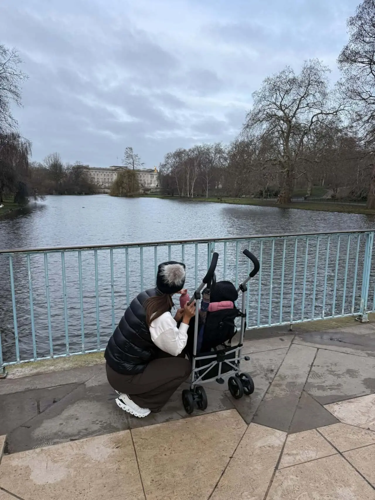 Alia Bhatt and Raha take in the scenic views by a tranquil lake, soaking in the calm and beauty of nature.