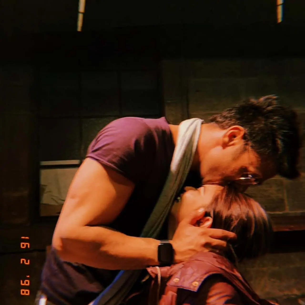 Next was a photograph of Pulkit kissing his ladylove on the forehead. Kriti revealed that this was the first time they said “I LOVE YOU” to each other.