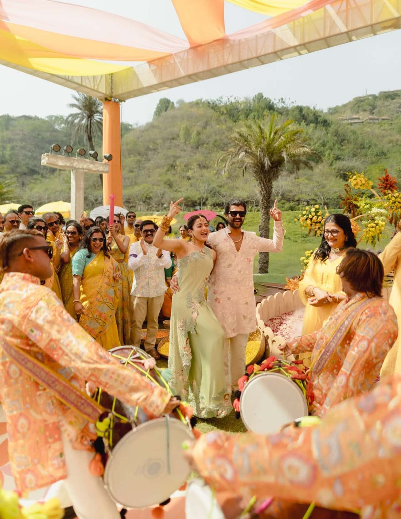 The beloved stars, known for their massive fan following and on-screen chemistry, have captured the attention of audiences worldwide with every glimpse from their wedding festivities.