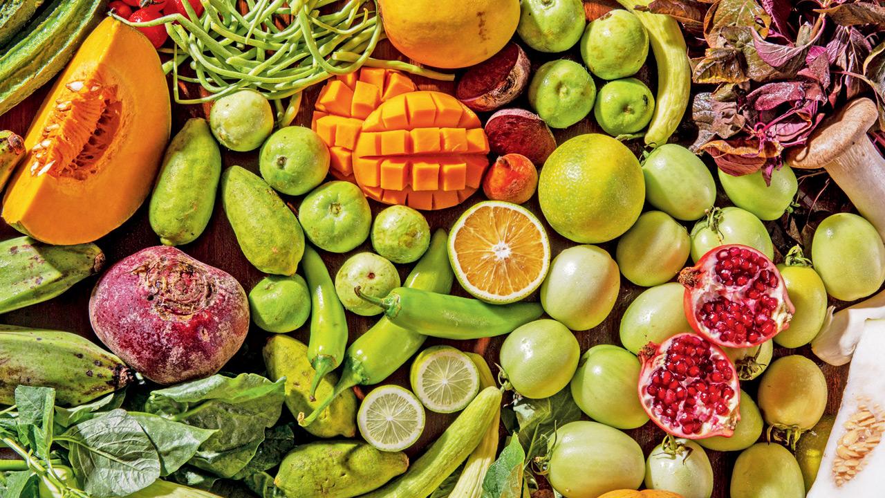 Seasonal produce at The Bombay Canteen.  pics courtesy/The Bombay Canteen